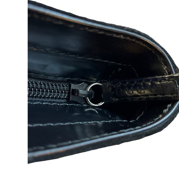 Gucci Tom Ford Vintage Made In Italy Black Suede Tote Bag Rago Bros Restored - Picture 7 of 13